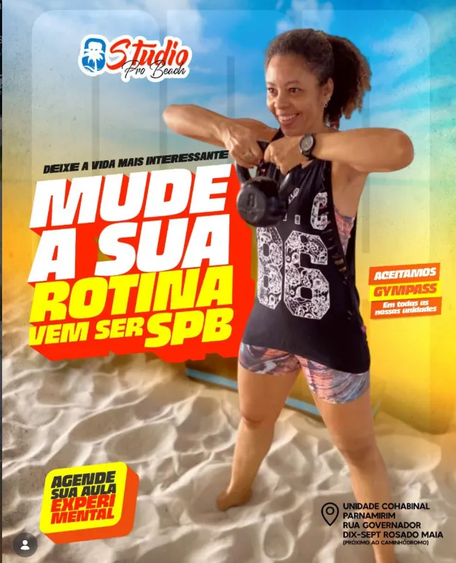 Studio pro beach treino funcional na areia